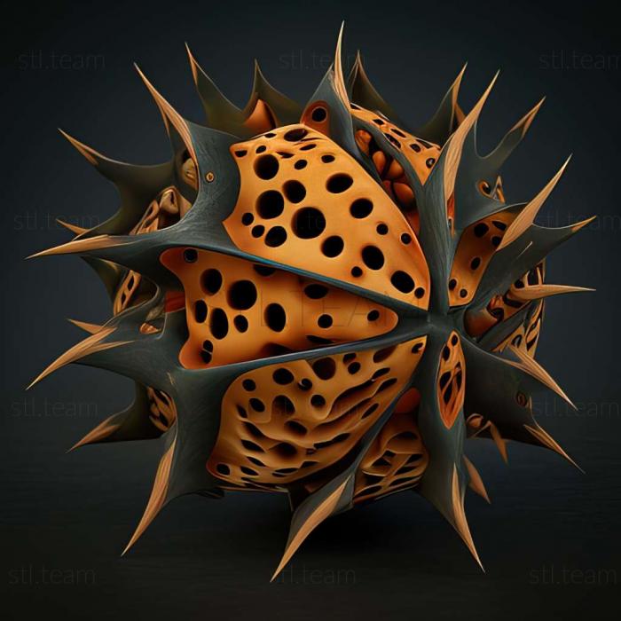 3D model Gasteracantha cancriformis (STL)